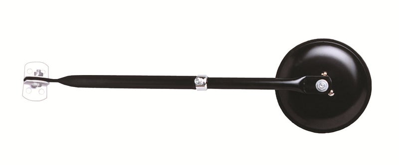 CIPA 49704, 5" Round CJ2A, CJ3A, CJ3B, CJ5, CJ6" , Black - Image 1