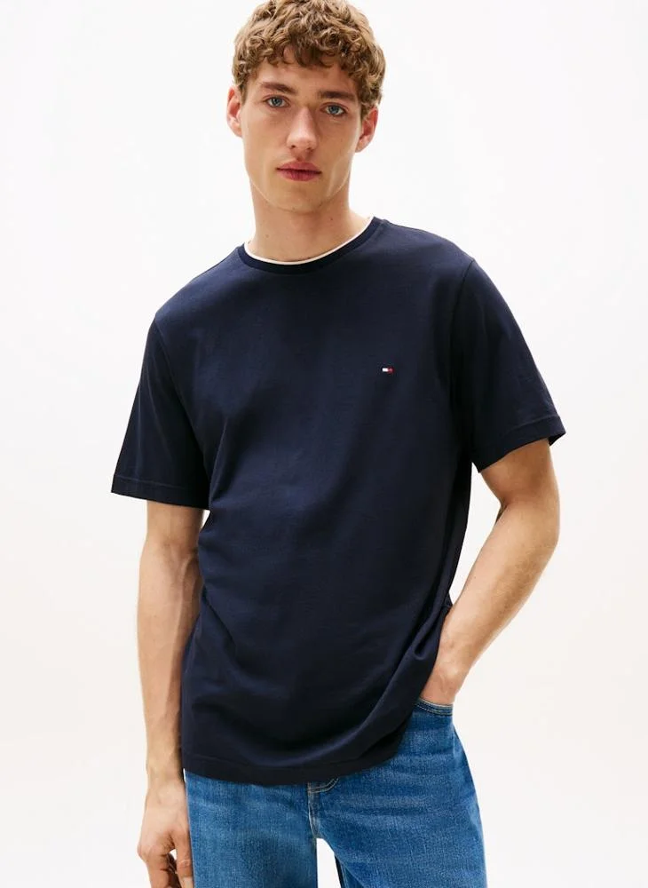 TOMMY HILFIGER Tipped Regular Fit Crew Neck T-Shirt