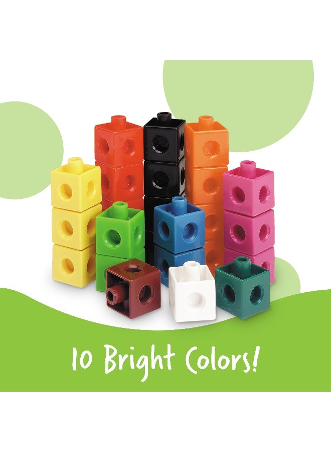 ليرننج ريسورسز مكعبات سناب من Learning Resources، مجموعة من 100 مكعب، للأعمار من 5 سنوات فما فوق، تعلم عملي للرياضيات والعد - Image 5