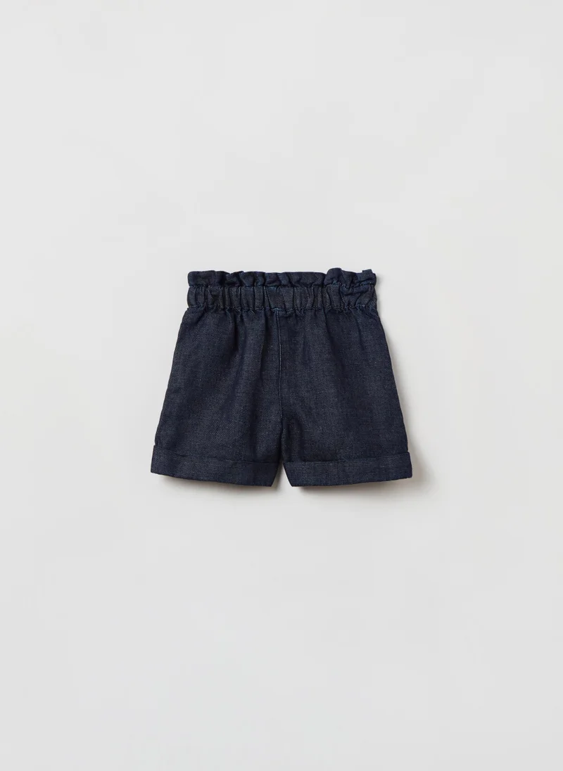 Ovs LINEN DENIM DARK SAPPHIR