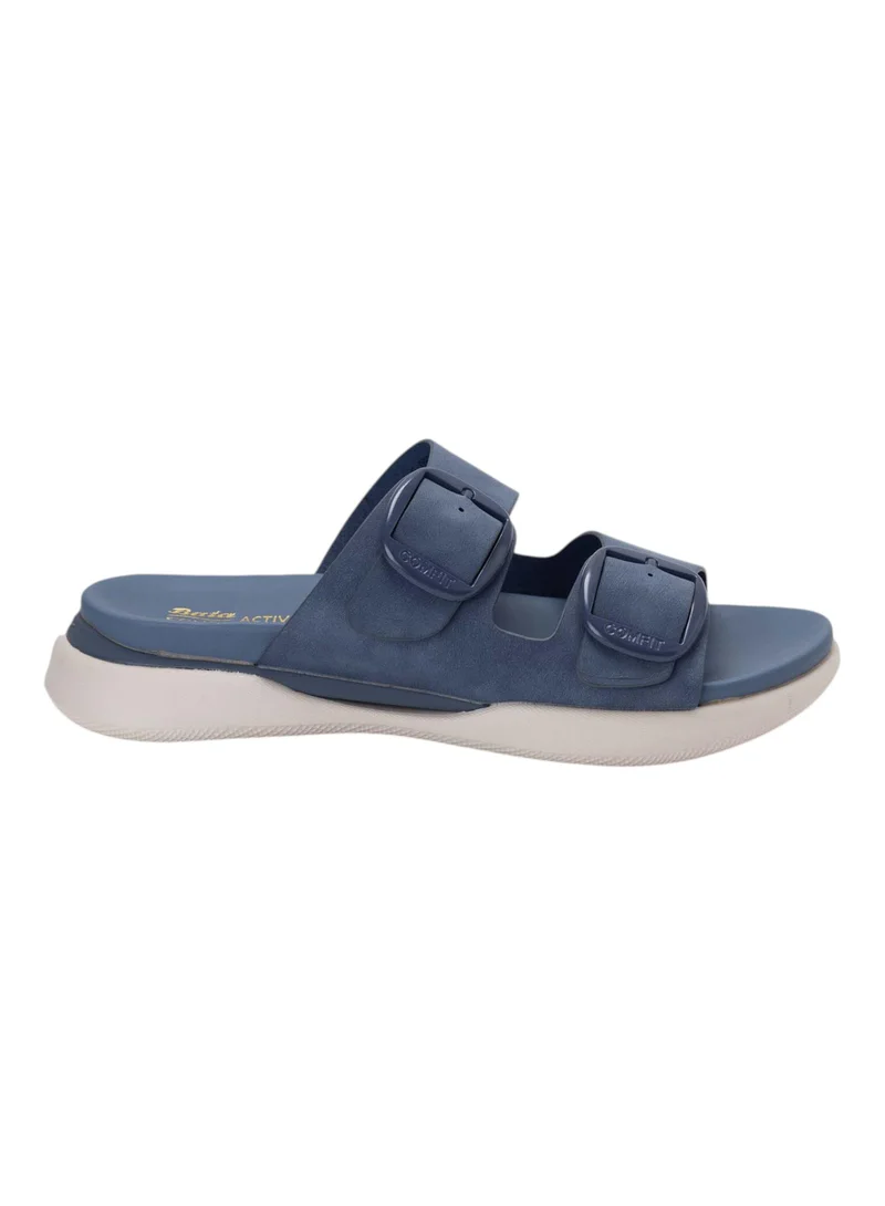 Bata Comfit Double Strap Slide Sandals