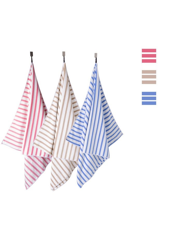 JML Microfiber Beach Towels, Large Bath Towel Set 6 Pack, 27" x 55" - Cabana Stripe - Quick Dry No linting, No Fading Microfiber Towels for Hair Wrap, Pool, Sport, Yoga, Camping, Swimming, Coffee - Image 4