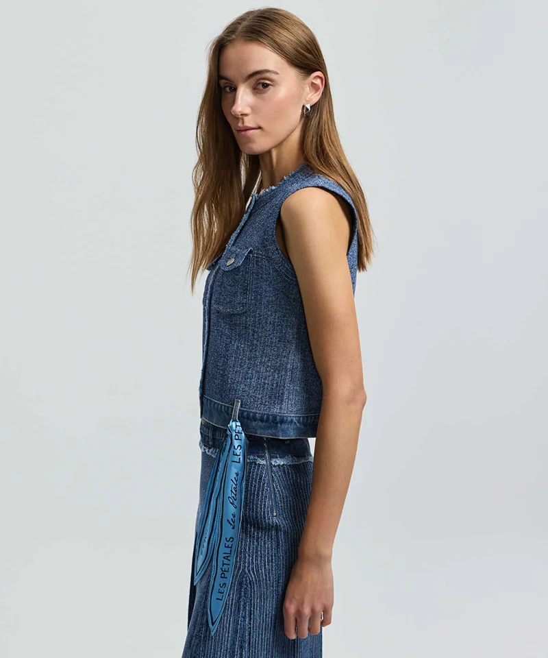 Ipekyol Pleated Mixed Media Skirt
