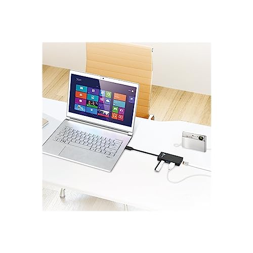j5create USB 3.0 Multi-Adapter Hub- 3X USB 3.0 SuperSpeed Ports, Gigabit RJ45 Ethernet, Compatible with Windows and MacOS - Image 2