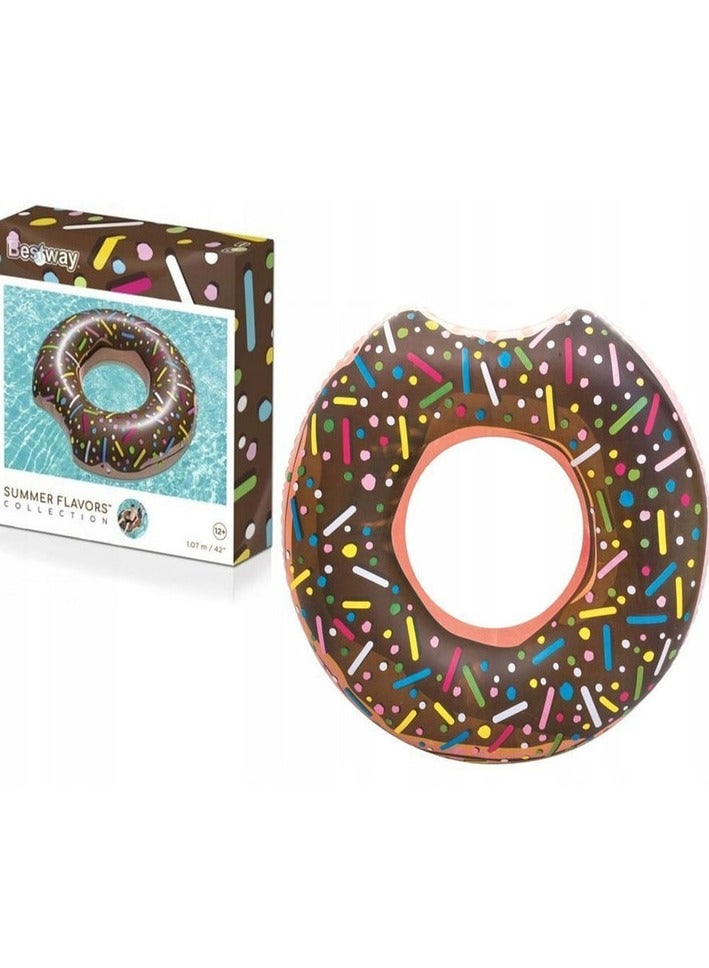 Bestway Donut Shaped Inflatable Swimming Ring Assorted 107cm - Image 2