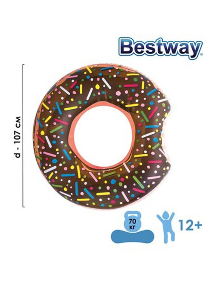 Bestway Donut Shaped Inflatable Swimming Ring Assorted 107cm - Image 4