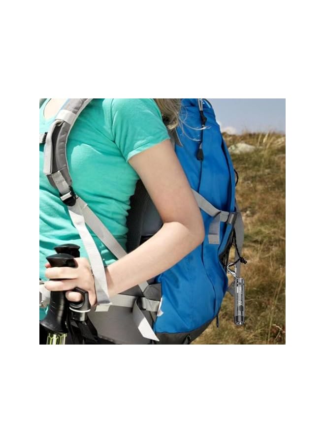 promass Led Flashlight Keychain, Rugged Mini Rechargeable Pocket Flashlight, 2000 Lumens Keychain Toy for Kids, Led Keychain Torch Camping Lantern for Outdoors Illumination, Hiking, Emergency - Image 2