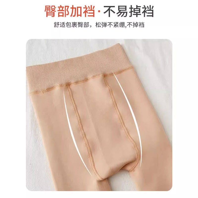 Factory Spring Autumn Winter Children'S Pantyhose Girls' Leggings Outer Wear Baby White Dance Socks Fleece-Lined Thickened - Image 5