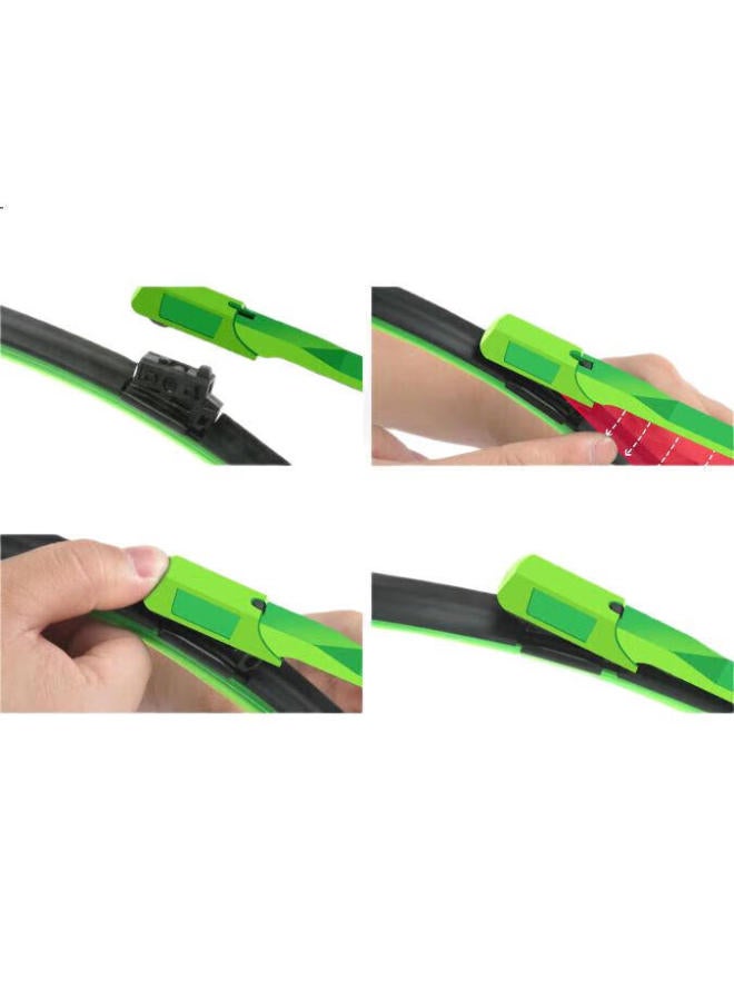 AOLIN Boneless Wiper Blades For Mercedes A-Class A180/A200/A260L [2016-Present] Original Size Wiper Blades Wiper Blades Original Original Size A-Class Rubber Strip - Image 1