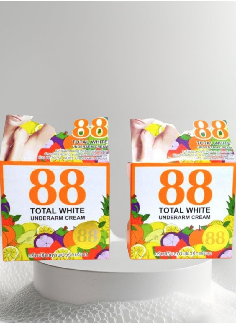 88 Total White Total White UnderArm Cream-2 pieces 