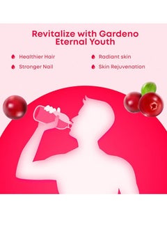 Gardeno Pure Hydrolyzed Marince Beauty Collagen Drink Mix Natural Cranberry for Healthy Skin Hair and Nails with Biotin Hyaluronic Acid Vitamin E and C plus Glutathione 20s 5mg per sachets  - Image 3