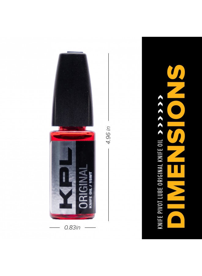 KNIFE PIVOT LUBE Original Knife Oil for Blades, Synthetic Pocket Knife Lubricant, Knife Honing Oil for Cleaning Knives, Premium Knife Oil Lubricant for Blade Care, Precision Knife Oiler Bottle (10ml) - Image 3