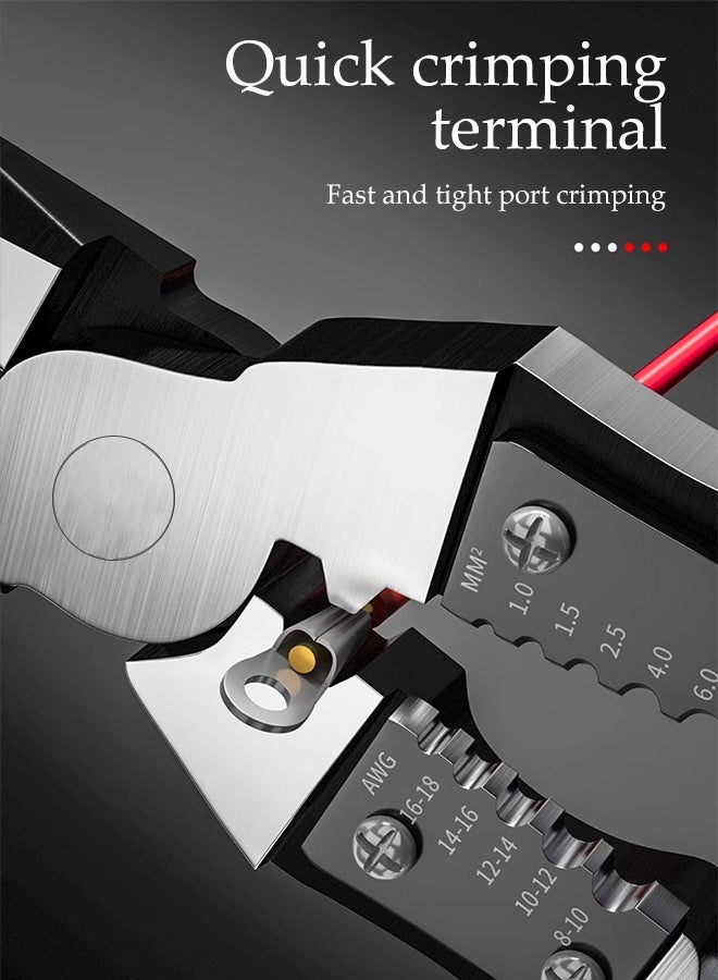 DUNISO Multi-Function 3Pcs Pliers Set, Including 6 Inch Cutting Pliers, 6 Inch Combination Pliers and 6 Inch Diagonal Nose Pliers,Professional Hand Tool for Cutting, Crimping Stripping, Gripping and Coiling - Image 4