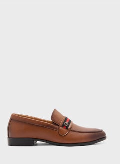 Robert Wood Webbing Detail Formal Slip Ons  - Image 1