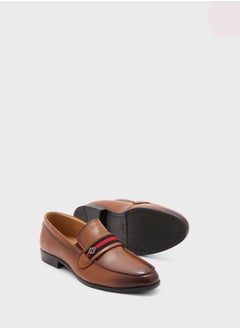 Robert Wood Webbing Detail Formal Slip Ons  - Image 3