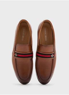 Robert Wood Webbing Detail Formal Slip Ons  - Image 4