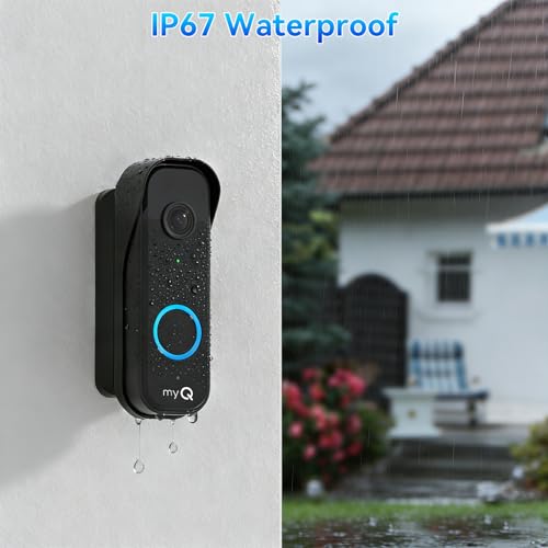 Aaeytby Doorbell Mount for myQ Video Doorbell Camera, Adjustable Left/Right Viewing Angle(40 to 140), Weatherproof Mounting Bracket, Anti-Blocks Motion Sensor, Compatible with Homes, Apartments, Dorms-Black - Image 5
