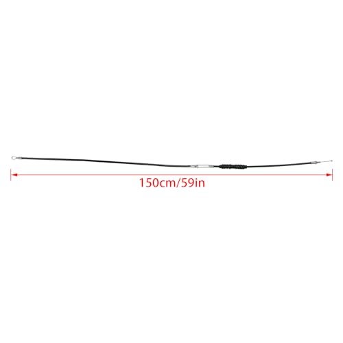 CHIFUN 59" Clutch Cable Wire Stainless Steel Braided 150cm Long Cable Compatible with Harley Sportster XL 883 1200 1986-2013/2004-2020 Sportster Models - Image 5
