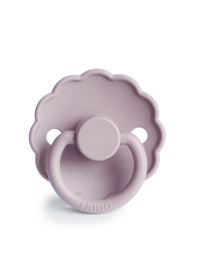 FRIGG Daisy Silicone Baby Pacifier 0-6M 1-Pack Soft Lilac - Size 1 - Image 1
