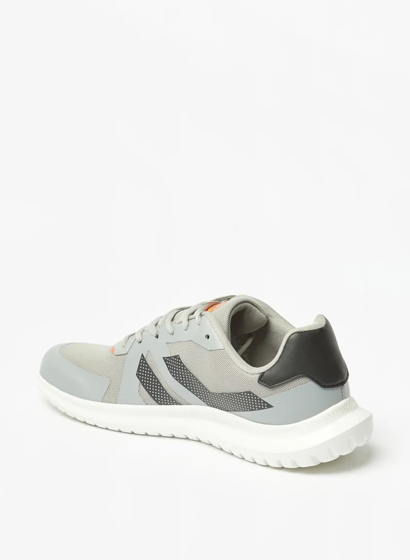 Oaklan by Shoexpress Mens Oaklan Textured Lace Up Sports Shoes By Shoexpress