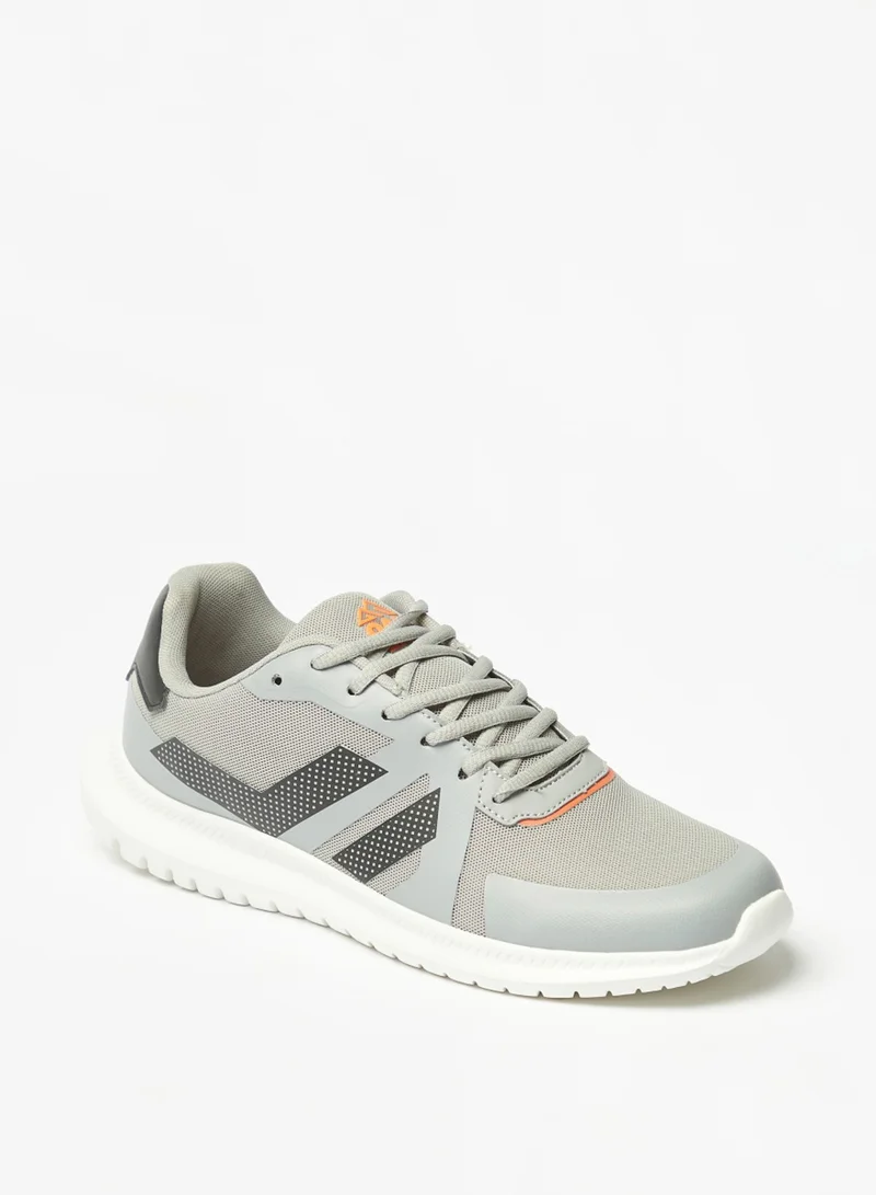 Oaklan by Shoexpress Mens Oaklan Textured Lace Up Sports Shoes By Shoexpress