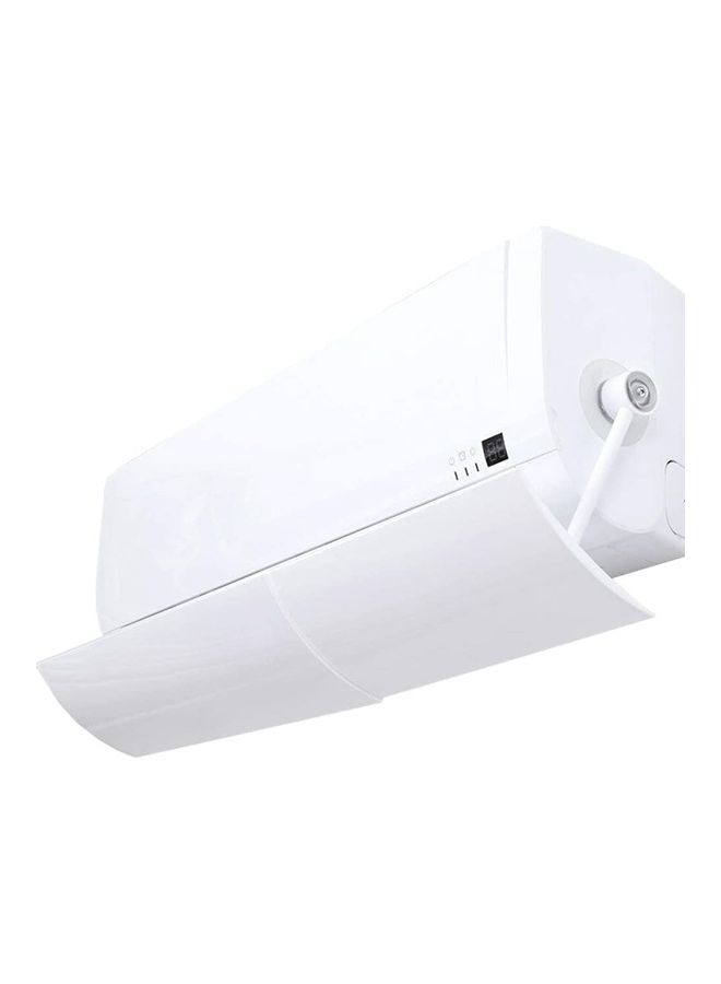 XiuWoo Adjustable Air Conditioner Wind Deflector Anti Direct Blowing Baffle J46 White - Image 3