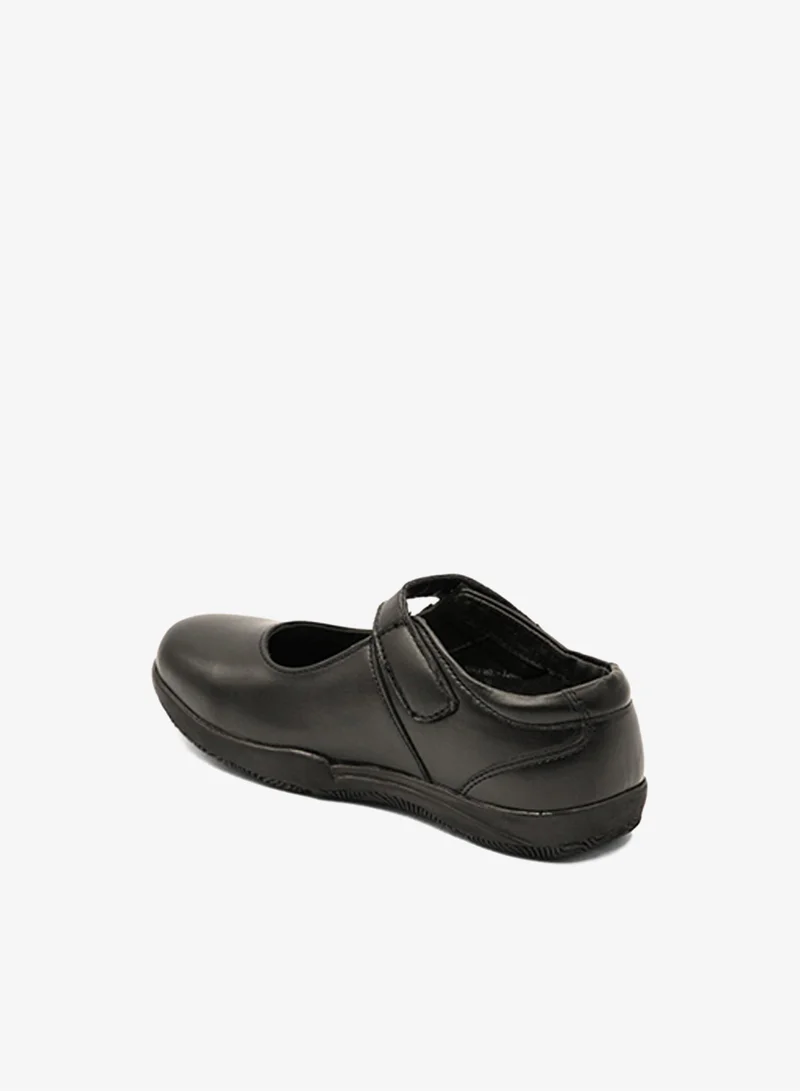 Geoomnii Black Girls School Shoes – Comfortable Black Formal Uniform Footwear for Daily Wear | Non-Slip Sole, Durable Stitching, Cushioned Insole | Back to School Essentials for Women | Best Price UAE