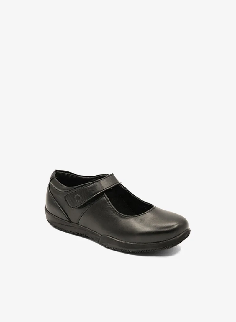Geoomnii Girls School Shoes – Comfortable Black Formal Uniform Footwear for Daily Wear | Non-Slip Sole, Durable Stitching, Cushioned Insole | Back to School Essentials