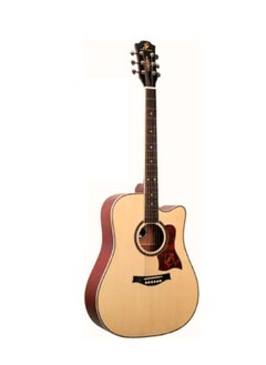 Megarya Swift Horse Series Premium Full Size Guitar 40 inch Cutaway Acoustic Guitar with Spruce Wood Matte Finish Acoustic Guitar Color : Natural  - Image 2