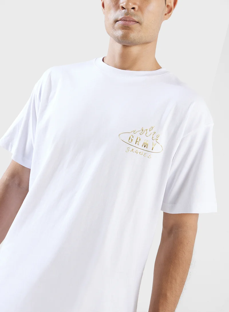 Grimey Burn In Flames The Anvil Regular T-Shirt