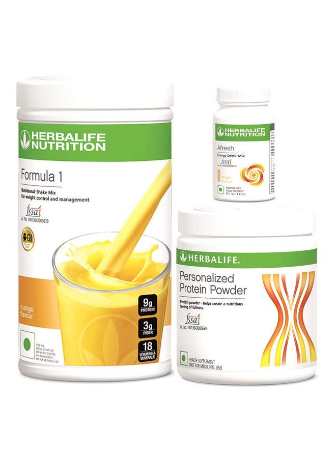 Herbalife Nutrition F 1 Mango F 3 Protein Powder and Afresh Ginger - Image 1