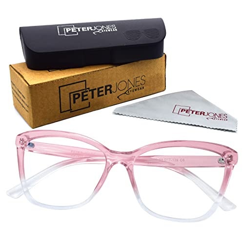 Peter Jones Purple Cateye Large Blue Light Blocking Computer/Gaming Glasses for Women/Girls (20385PL) - Image 5