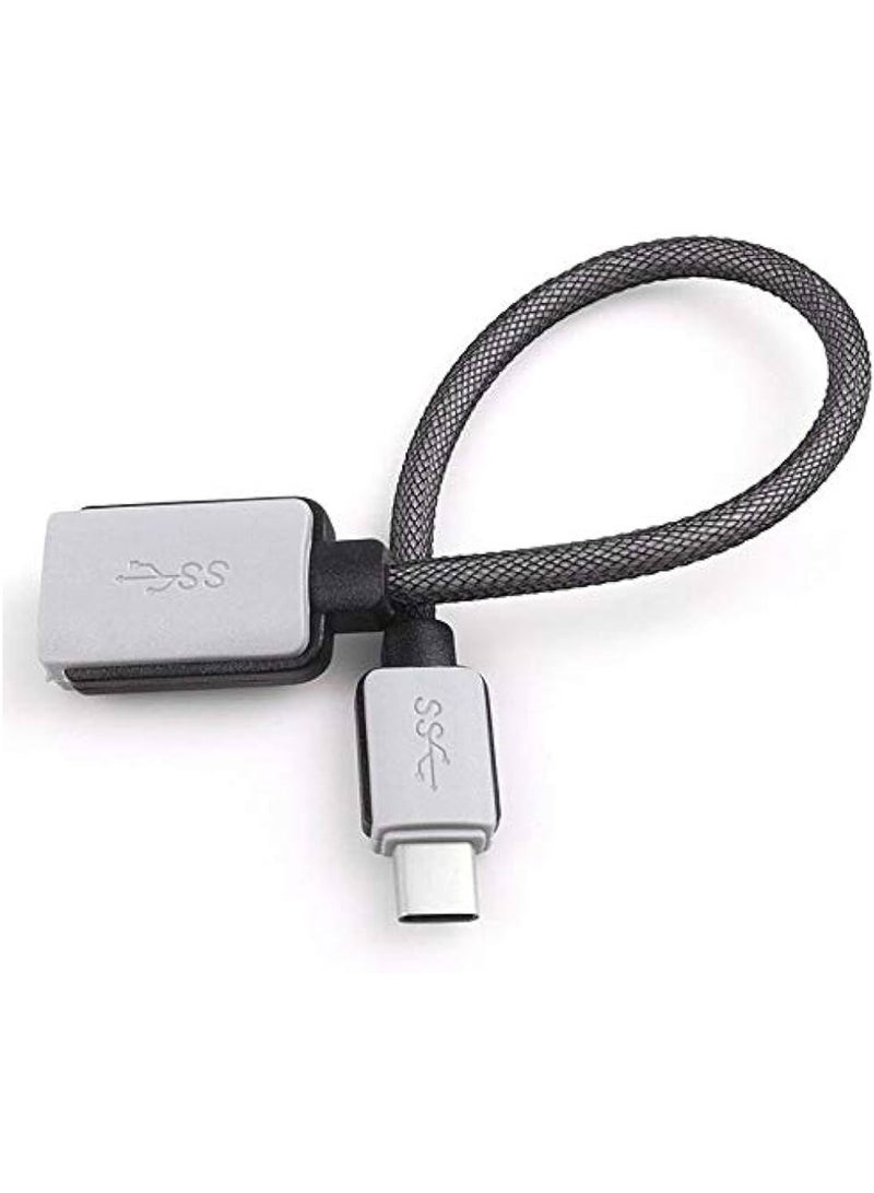 FUJISHKA Type-C Male To USB 3.0 A Female OTG Cable - Image 1