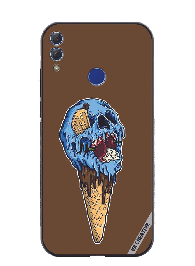 Protective Case Cover For Honor 10 Lite Ice Cream Design Multicolour