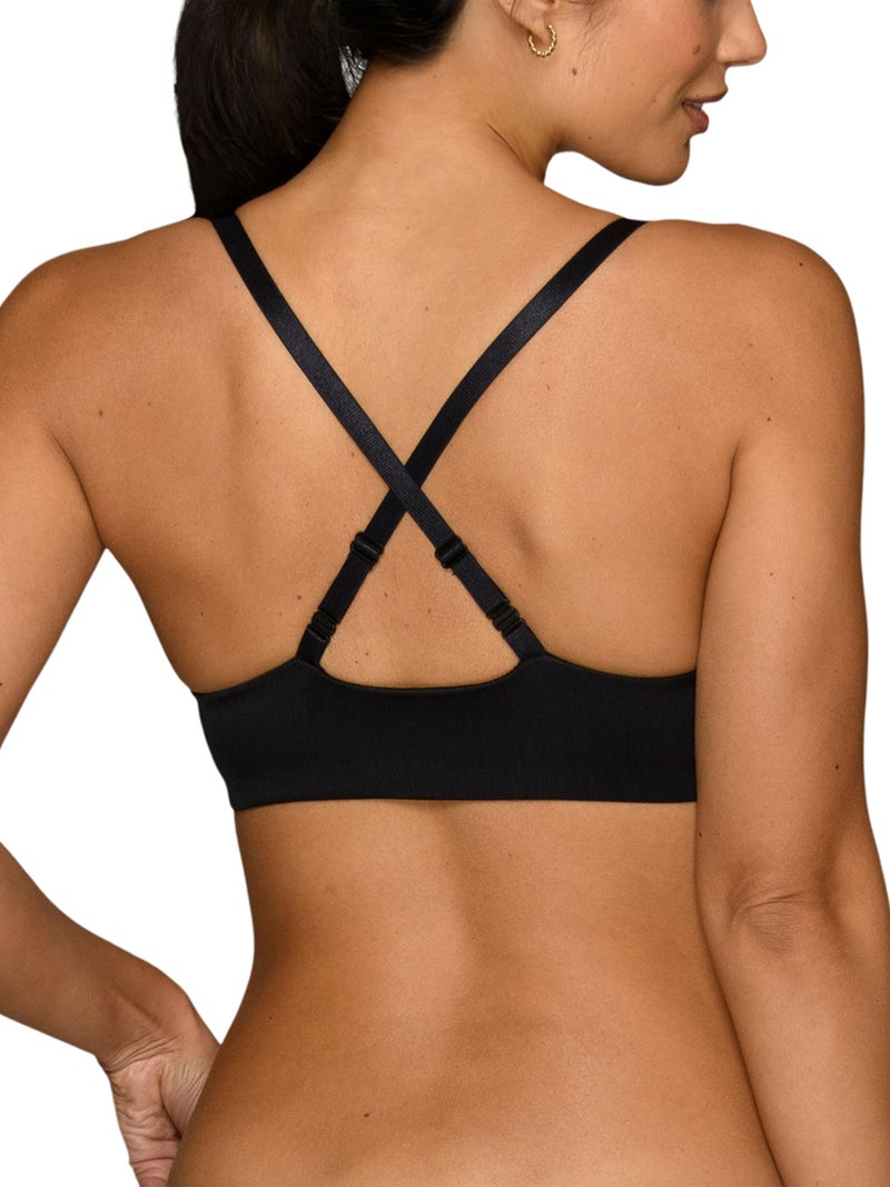 Vanity Fair Women's Front Closure Bra with No-Poke Underwire (34B-44DDD),Average Figure - Black,38B - Image 4