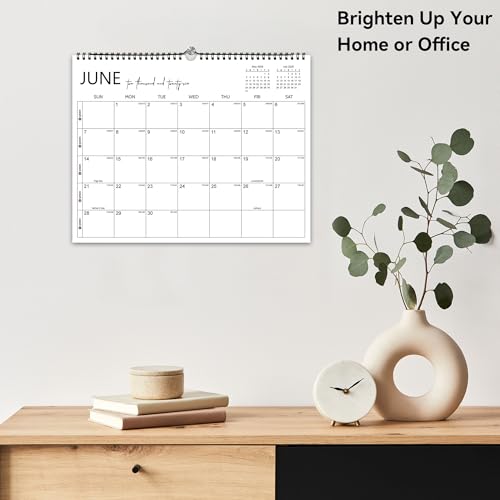 PIOOJK 2026 Wall Calendar 12 Months, Wall Calendar from January 2026 to December 2026, Large Hanging Calendar, Perfect for Home Office Monthly Organizing & Planning, Thick Paper, Julian Dates, 14"x11" - Image 4