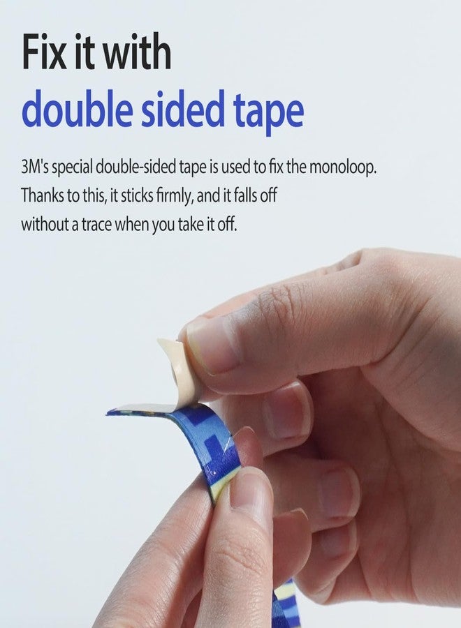 araree Monoloop Finger Phone Grip, Cell Phone Strap for Phone Case Non-Elastic Phone Grip Wireless Charging Compatible Phone Charm for Phone Case - Phone Grip Holder (Beige) - Image 5