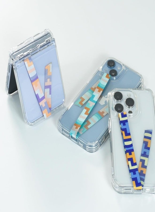 araree Monoloop Finger Phone Grip, Cell Phone Strap for Phone Case Non-Elastic Phone Grip Wireless Charging Compatible Phone Charm for Phone Case - Phone Grip Holder (Beige) - Image 4