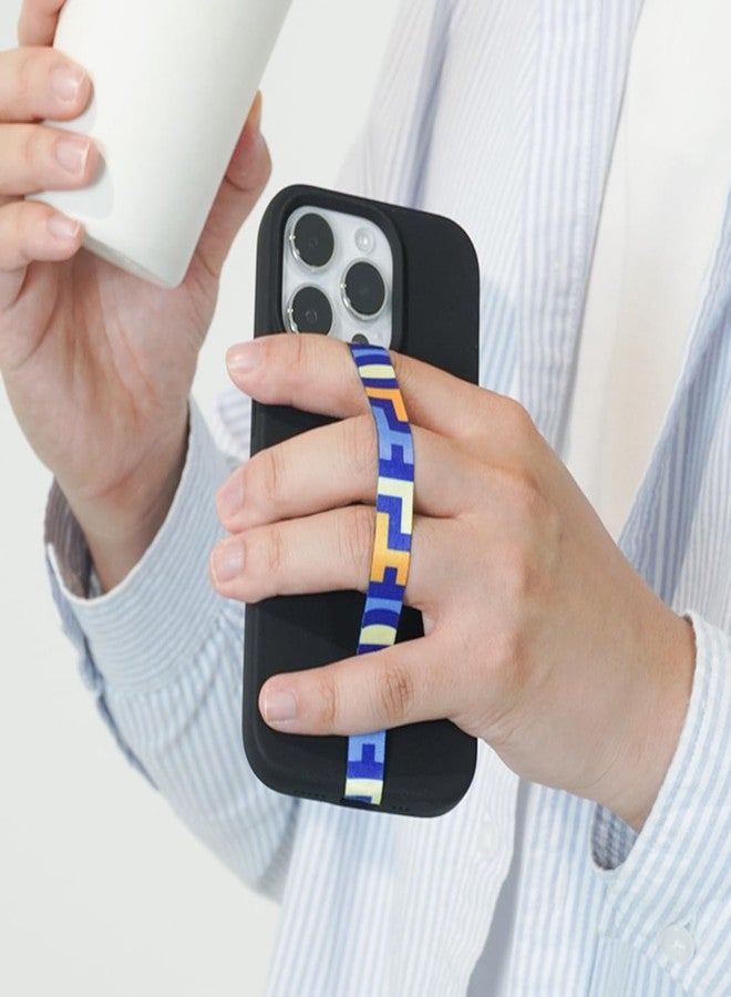 araree Monoloop Finger Phone Grip, Cell Phone Strap for Phone Case Non-Elastic Phone Grip Wireless Charging Compatible Phone Charm for Phone Case - Phone Grip Holder (Beige) - Image 3