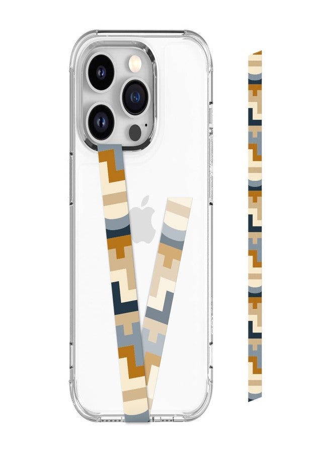 araree Monoloop Finger Phone Grip, Cell Phone Strap for Phone Case Non-Elastic Phone Grip Wireless Charging Compatible Phone Charm for Phone Case - Phone Grip Holder (Beige) - Image 1