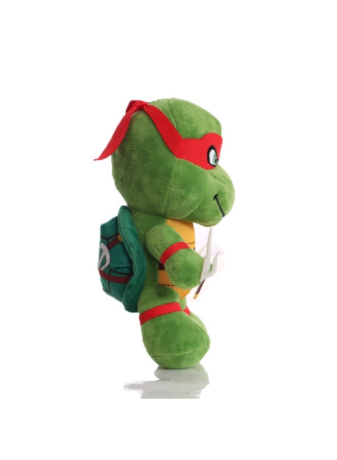 HALAMODO Teenage Mutant Ninja Turtles - 25cm Q - version Red - Eyed - Mask Ninja Turtle Plush Toy - A Sweet Item for Birthday Giving and Decorating Bedroom, Living Room, Desk Areas, Plus an Office Relaxation Toy - Image 3