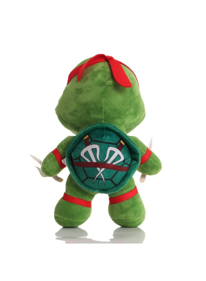 HALAMODO Teenage Mutant Ninja Turtles - 25cm Q - version Red - Eyed - Mask Ninja Turtle Plush Toy - A Sweet Item for Birthday Giving and Decorating Bedroom, Living Room, Desk Areas, Plus an Office Relaxation Toy - Image 4