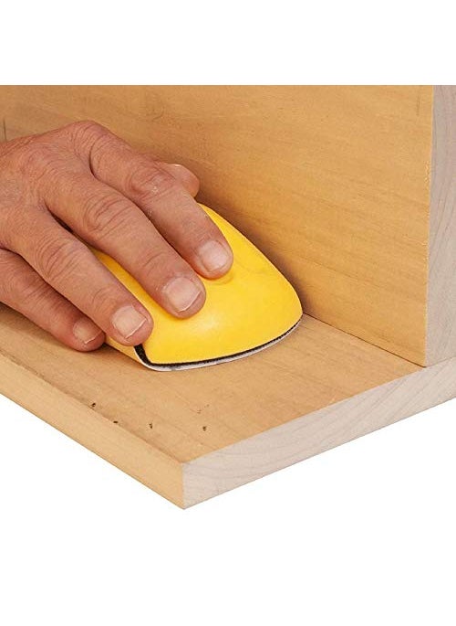 Digital Craft Digital Craft Handing Disc Holder Sandpaper Backing Polishing Pad Hand Grinding Block Hand Sanding Block 150mm Discs Hand Gloves  - Image 3