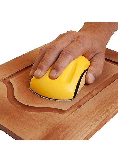 Digital Craft Digital Craft Handing Disc Holder Sandpaper Backing Polishing Pad Hand Grinding Block Hand Sanding Block 150mm Discs Hand Gloves  - Image 2