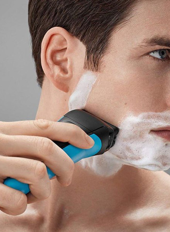 براون رأس بديل من رقاقة معدنية وأداة حلاقة لماكينة ووترفليكس أسود/فضي - Image 3