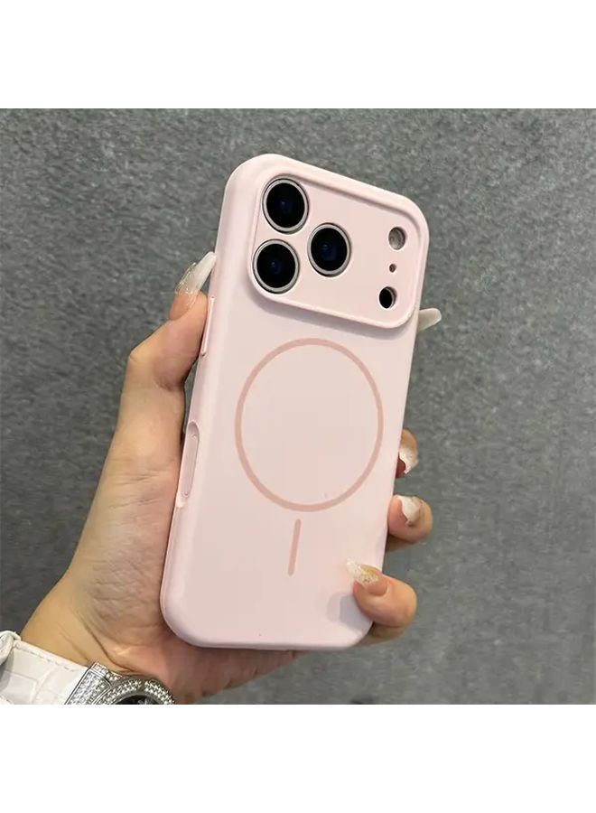 Orange Matte TPU Magnetic Phone Case for iPhone 14 Pro Max Wireless Charging - Image 5
