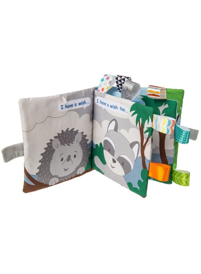 Mary Meyer Taggies Touch & Feel Soft Cloth Book with Crinkle Paper & Squeaker, 6 x 6-Inches, Heather Hedgehog  - Image 1