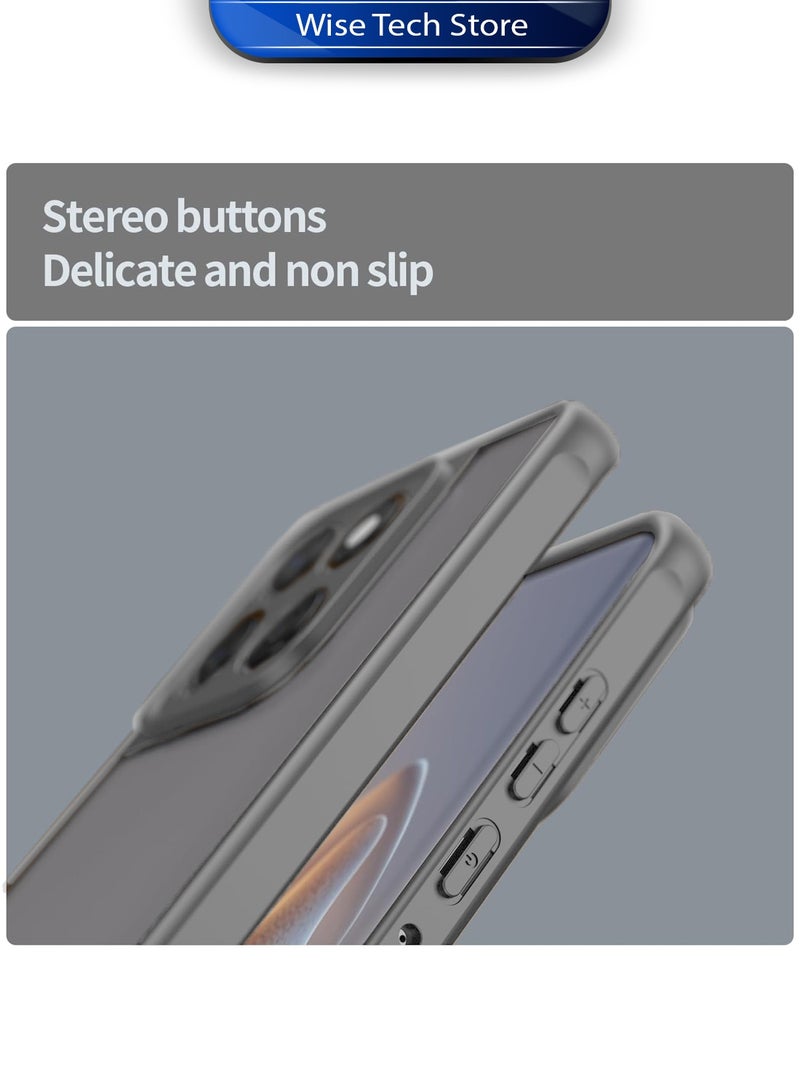 Wtech Motorola Edge 70 5G 2025 Hybrid TPU Silicone with Raised Camera Slim Armour Case Cover (MCAPSA) - Clear/Grey - Image 4