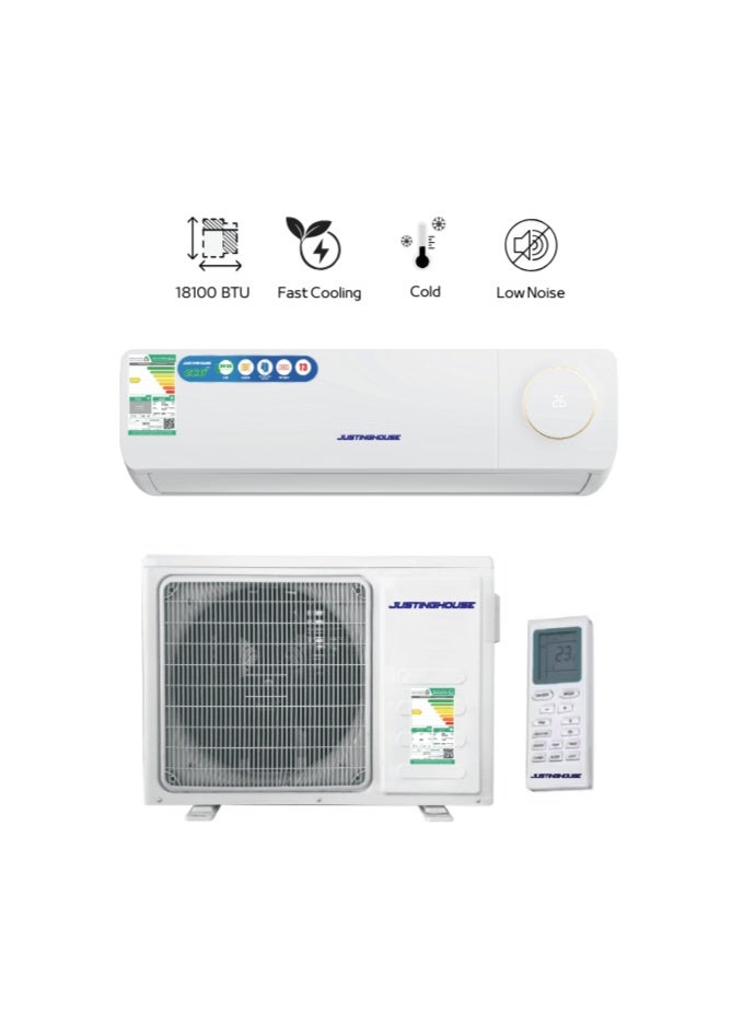 JUSTINGHOUSE Split Air Conditioner, Model 18, Cooling Only, 18100 BTU - Image 3