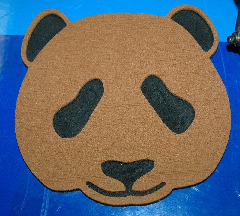 Toejamr Stomp Pad - Panda Bear FACE - Brown - Image 3
